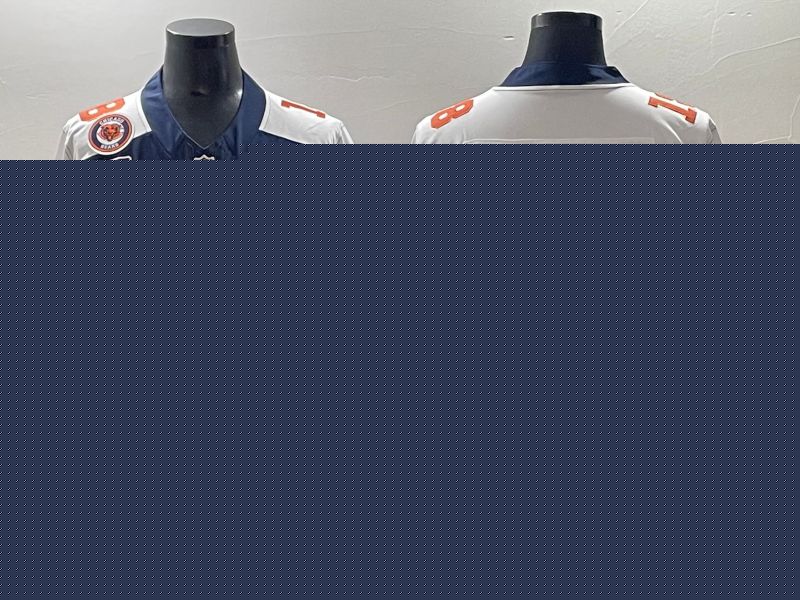 Men 2026 Chicago Bears #18 Williams Blue 4th generations Nike Limited NFL Jersey 026